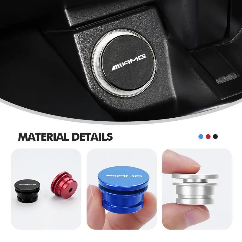 Car Sticker Car Aluminum Alloy Cigarette Lighter Cover Cap Plug Accessories For Mercedes Benz AMG A B C E G Class A180 CLK CLA G