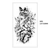 Xqb Black Skull Animal Eagle Snake Water Transfer Tattoo Simulation Disposable Tattoo Sticker
