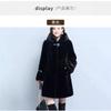 New Hooded Imitation Mink Imitation Fur Medium and Old Mother Imitation Mink Coat Women's Medium and Long Coat Winter