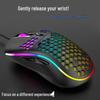 Wired Hole Mouse: 2.4G Wireless Rechargeable Ultralight RGB Gaming Mouse with Hollow Design