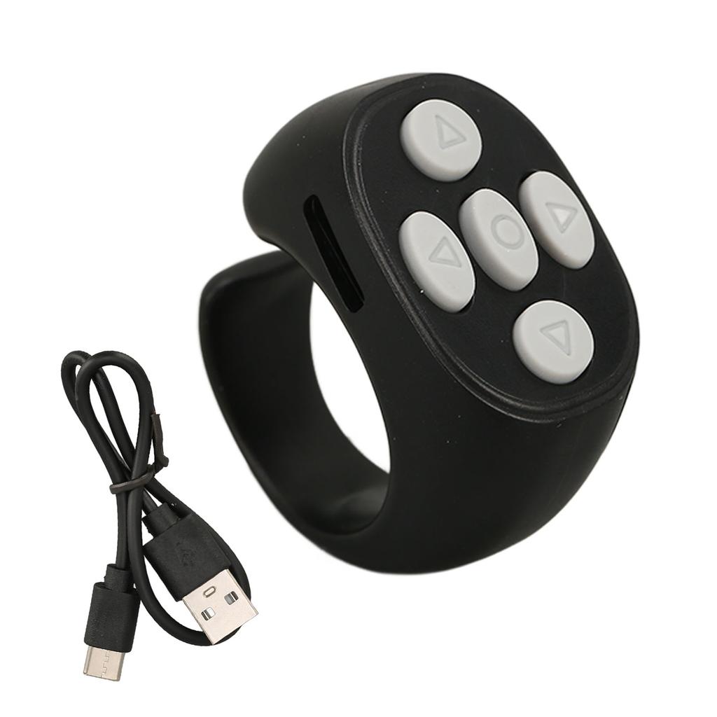 Smart Ring Controller Bluetooth 5.3 Wireless Remote Control Page Turner for Tik Tok Electronic Book