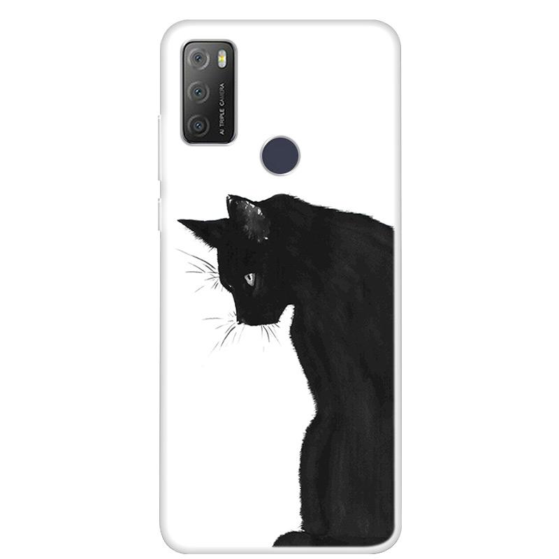Для Alcatel 1S 2021 чехол роскошный силиконовый мягкий чехол из ТПУ для телефона Alcatel 1S 2020 противоударный милый бампер из ТПУ Fundas Coque