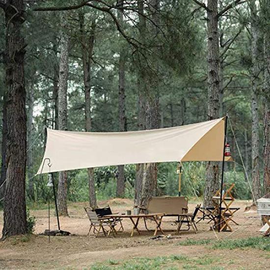 FOREST HOME Pole Sub Pole Изготовлен из алюминиевого сплава 7075, плавно регулируемый, тонко регулируемый, раздвижного типа, телескопический, легкий, для кемпинга на открытом воздухе