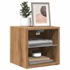 VidaXL Wall-mounted TV Units LED Lights 2 Pcs Artisan Oak, Floating TV Stand, Wall-mounted Media Unit, Wall TV Unit, 857675