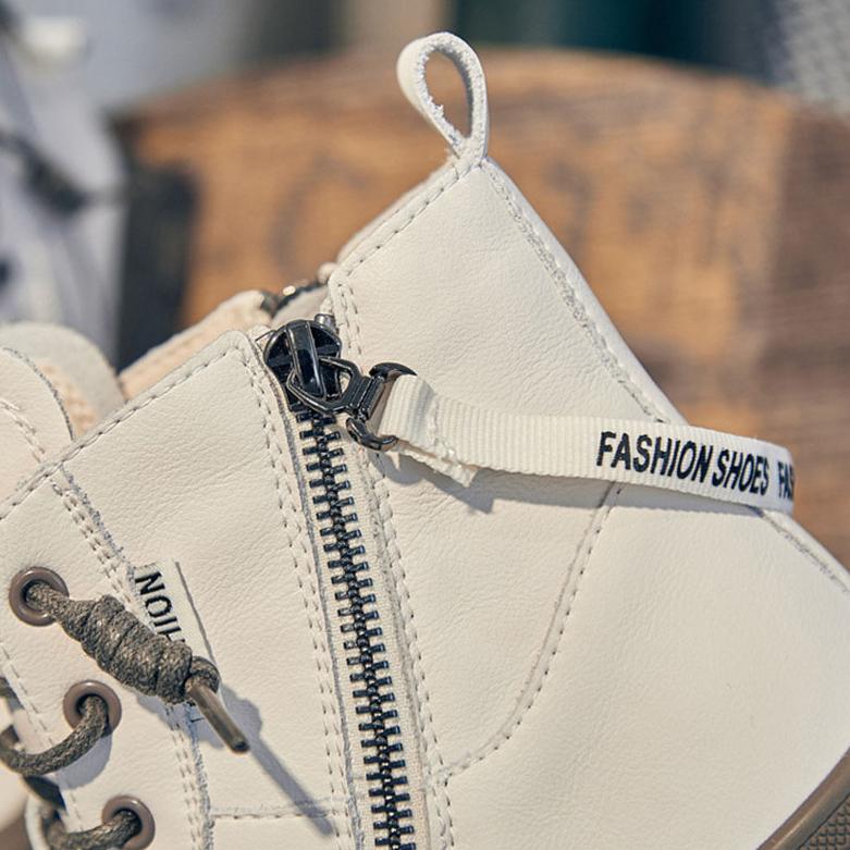 Весенне-осенняя обувь, модные женские ботинки из натуральной кожи, женские ботильоны на толстой подошве, брендовые женские ботильоны Botas