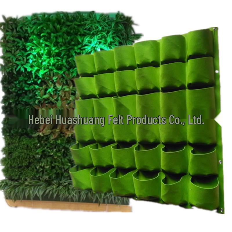 Eco-Friendly Wall-Mounted Non-Woven Planting Bag for Seedlings and Flowers