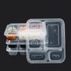 Zeng Yuan Jia 5-Compartment Disposable Plastic Meal Boxes