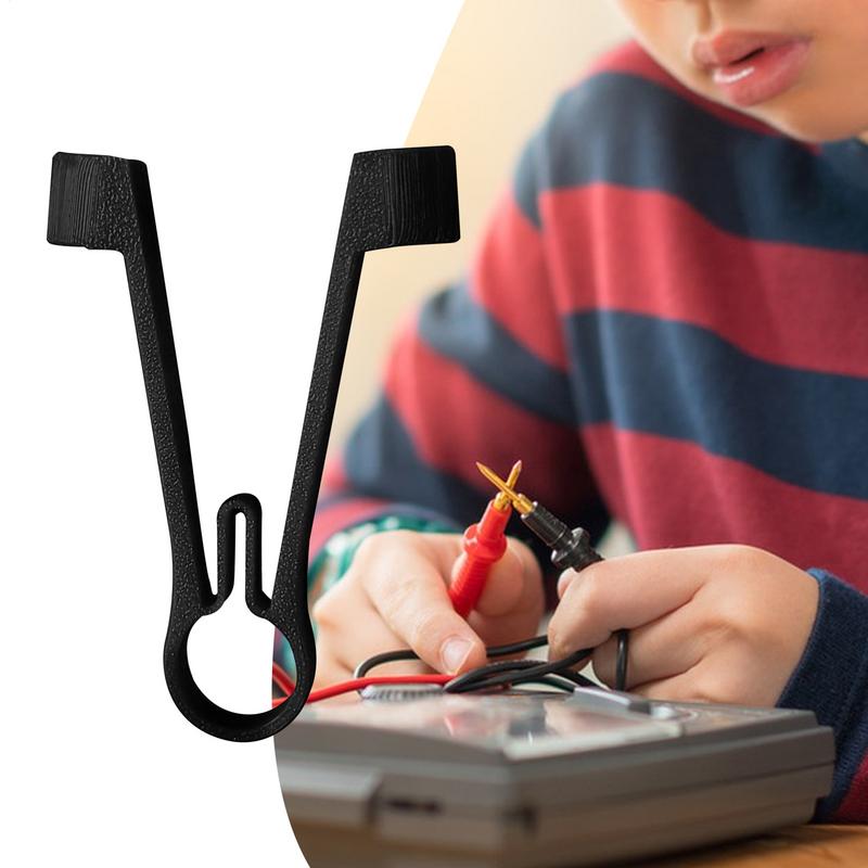 Ergonomic Meter Probes Clip Multimeter Probe Test Holder Clamping Tool Electrical Testing Power Supplies One Hand Repairing Tool
