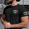 Italy T-Shirt with Italian Flag | Italy Logo Shirt | Italian Gift Tee | Flag