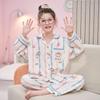 Хлопковая пижама с длинным рукавом для девочек 2026 - Весна/Осень, стиль принцессы