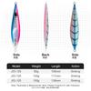 TEASER Fishing J125 Fishing Accessories Bait Saltwater 80g 100g 150g Luminous Vertical Slow Pitch Lead Fishing Lure Metal Jigs