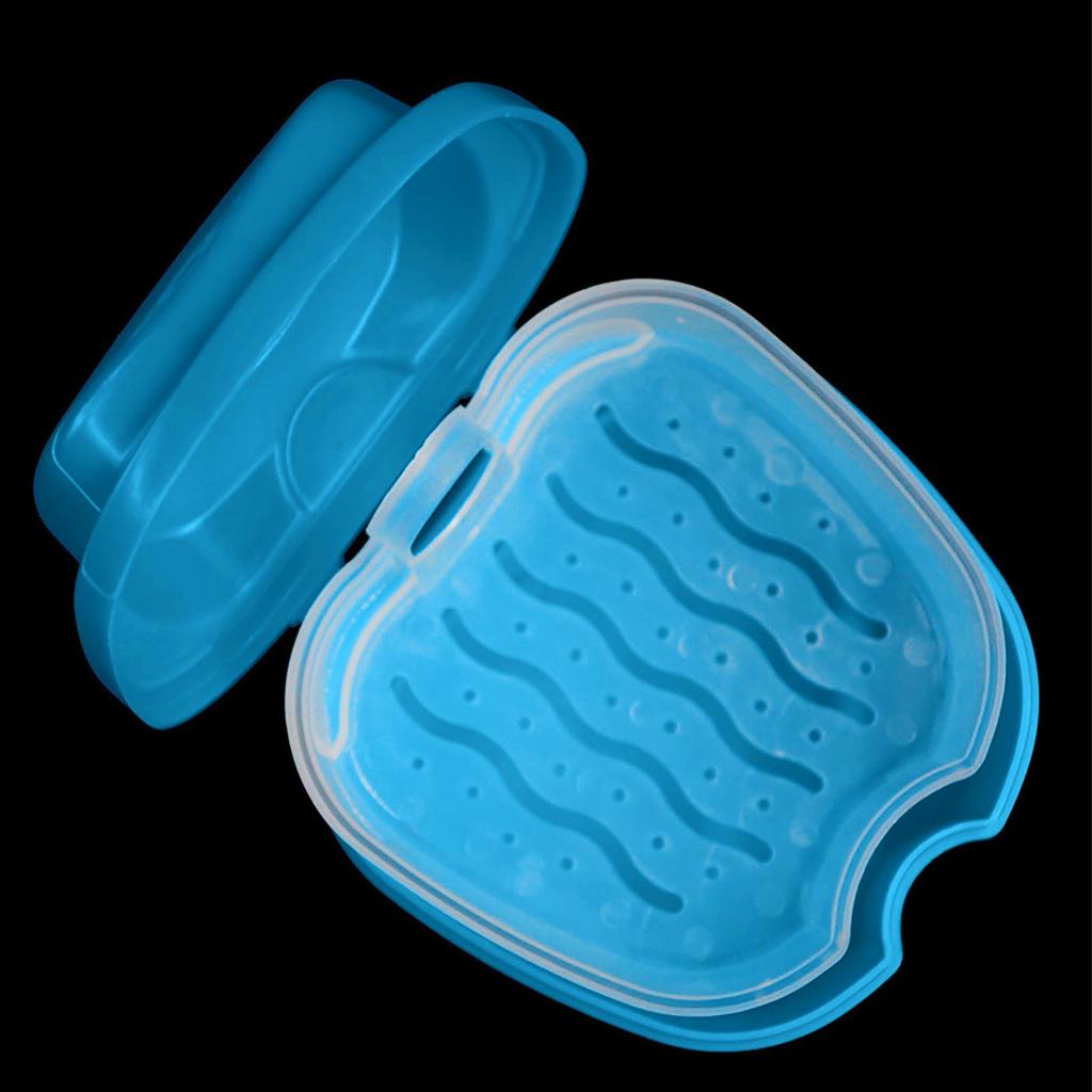 Коробка для хранения вставных зубов с висячим сетчатым контейнером