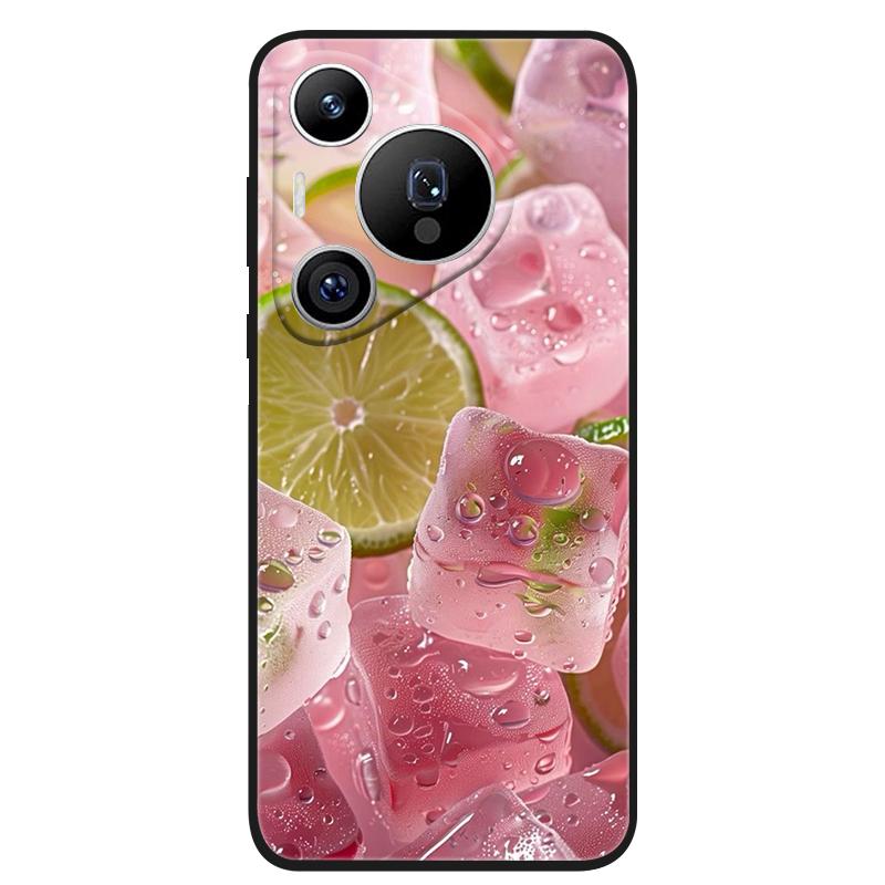 For Huawei Pura 70 Pro Case Black Matte TPU Silicone Phone Cover for Huawei Pura 70 Pro Plus Ultra Soft Cases Coque Pura70 70Pro