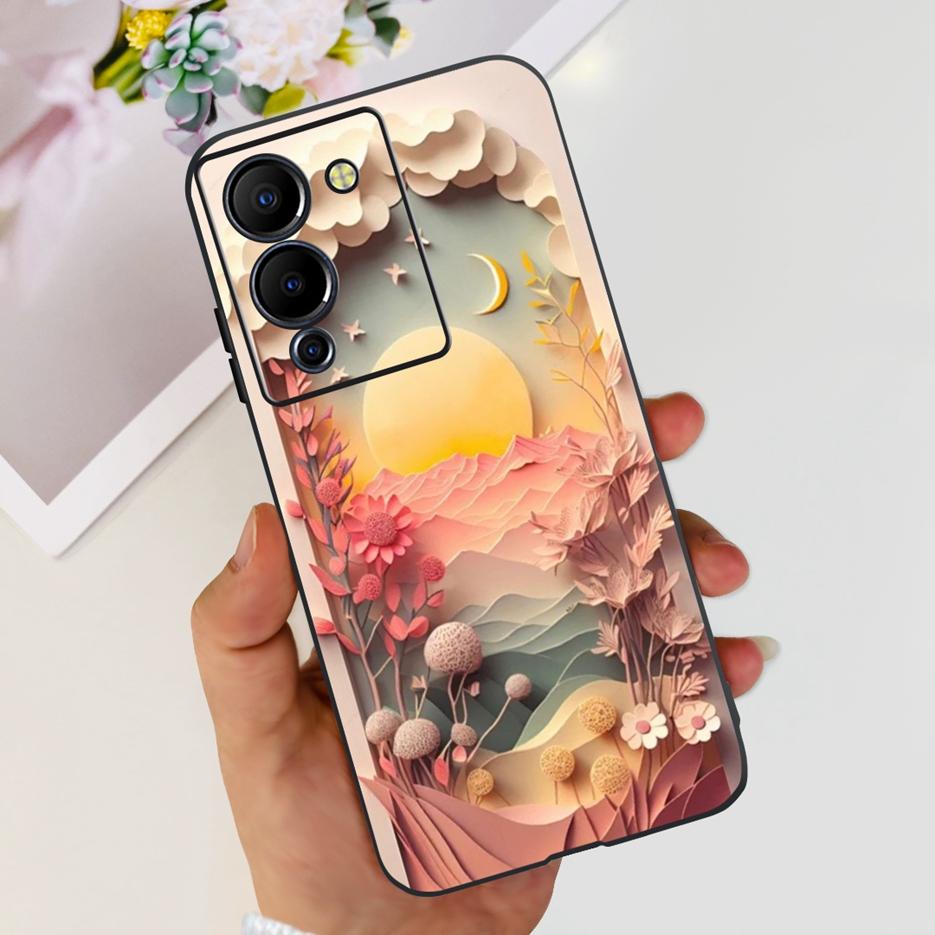 Чехол для Infinix Note 12 G96 X670 Новая Модная Расписная Крышка Ударопрочный Чехол для Телефона Для Infinix Note 12 Turbo Note12 G96 Мягкие Чехлы