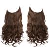 Wigs Have A Large Amount Of Hair, U-Shaped Hair Extensions, Women'S Fishing Line Wigs, Invisible Natural Long Curly Hair