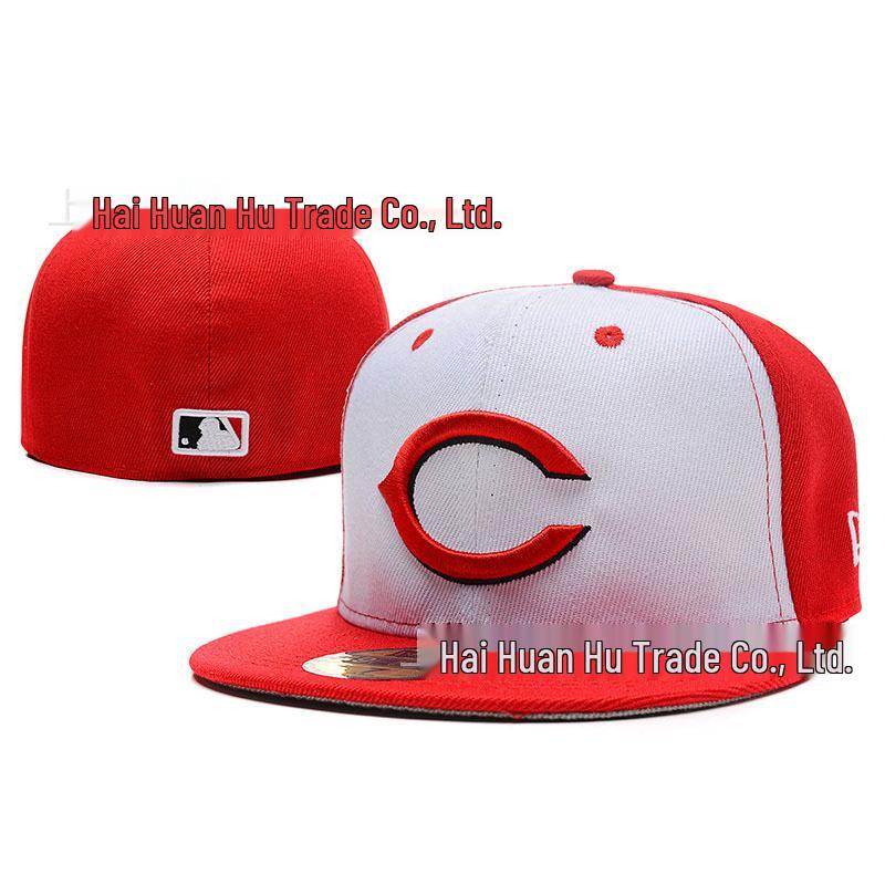 Кепка-бейсболка с плоским козырьком Cincinnati Reds MLB с вышивкой