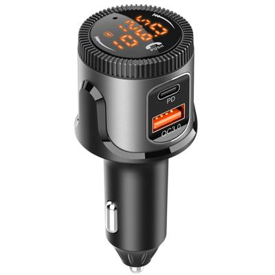 Bc72 Автомобильное зарядное устройство для быстрой зарядки PD QC 3.0 Bluetooth-совместимый FM-передатчик громкой связи