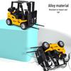 Alloy Construction Forklift Toy with Free Shipping - Pull Back Action Car Model for Kids