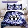 FC Zürich Printed 3PCS Bedding Set Breathable Duvet Cover with Pillowcases Decorative Bed Linen for Bedroom Home