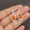 Carnelian 925 Solid Sterling Silver Earrings, Handmade Gemstone Earrings, Gifts For Wife Brand New Earrings For Gift