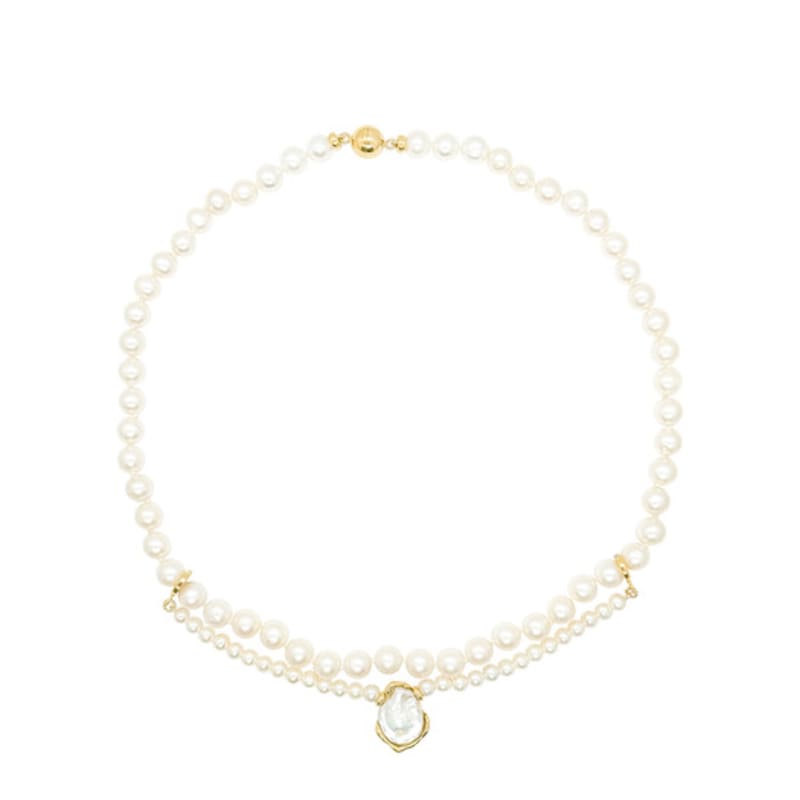 GOOBE LAHM PEARL NECKLACE