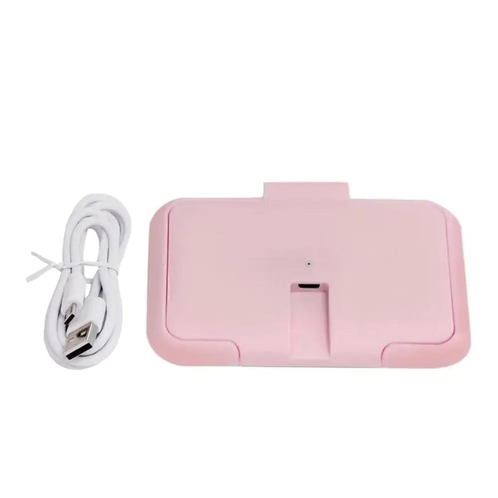 Новый нагреватель для детских салфеток, тепловой диспенсер для влажных полотенец, нагревательная коробка для салфеток, крышка для домашнего автомобиля, мини-подогреватель бумаги, дезинфицирующие салфетки