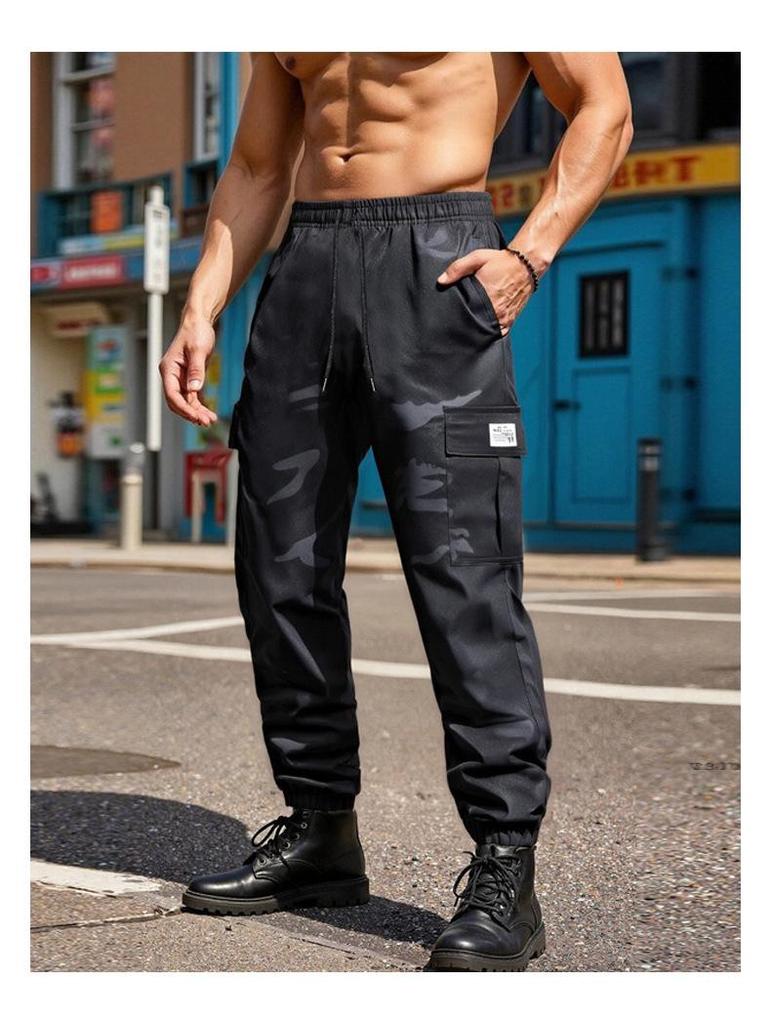 2026 Men's Camouflage Joggers - Casual and Trendy Spring/Autumn Workwear Pants