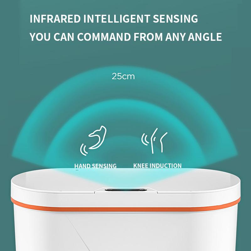 Aromatherapy Bathroom Trash Can Automatic Sensor Trash Kitchen Recycle Bin Kitchen Garbage Cube Dustbin Smart Home Accessories
