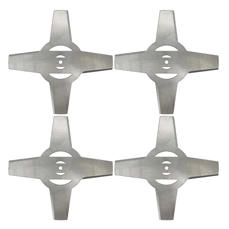 Садовые электроинструменты Аксессуары 4 шт. Металлический диск 4 зуба для электрического триммера для травы, кустореза