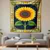 "Vibrant Sunflower Pattern Decor PatternedPatterned tapestry for bedroom and living room home decor