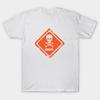 Unisex Fashion TShirt Danger Sign Print TShirt Plus Size S-5XL T-Shirt 100%Cotton Tops O Neck Short Sleeve Tees