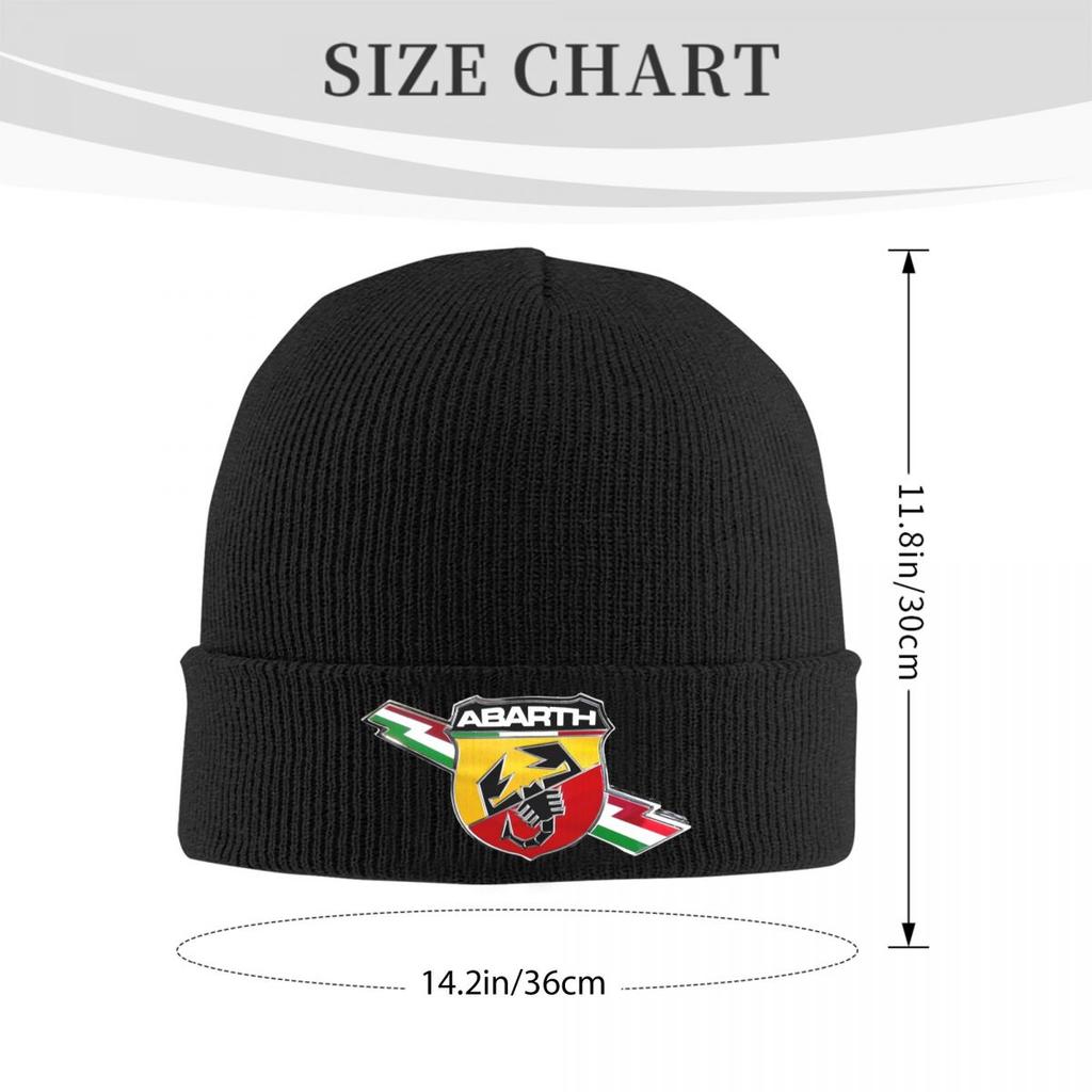 Abarth C Cool Print 9 Теплая вязаная шапка Зимняя вязаная шапка-бини Шапки-бини Хип-хоп кепки для унисекс