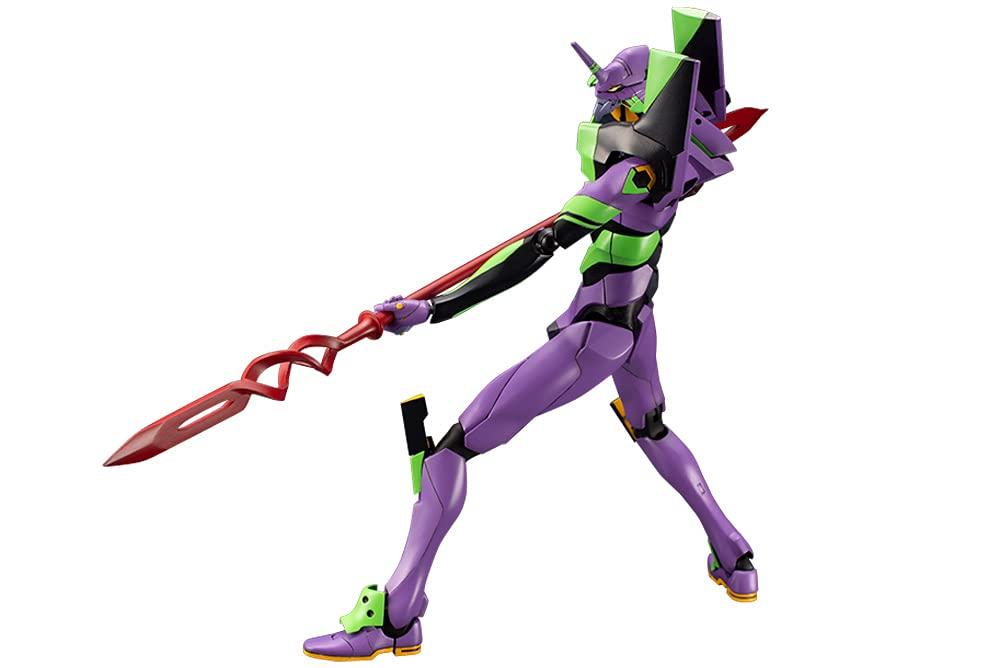 Kotobukiya Shin Evangelion Movie Version Evangelion Unit 01 с копьем Кассия Высота 190 мм Масштаб пластиковой модели Цвет литья KP618X приблизительно. 1/400