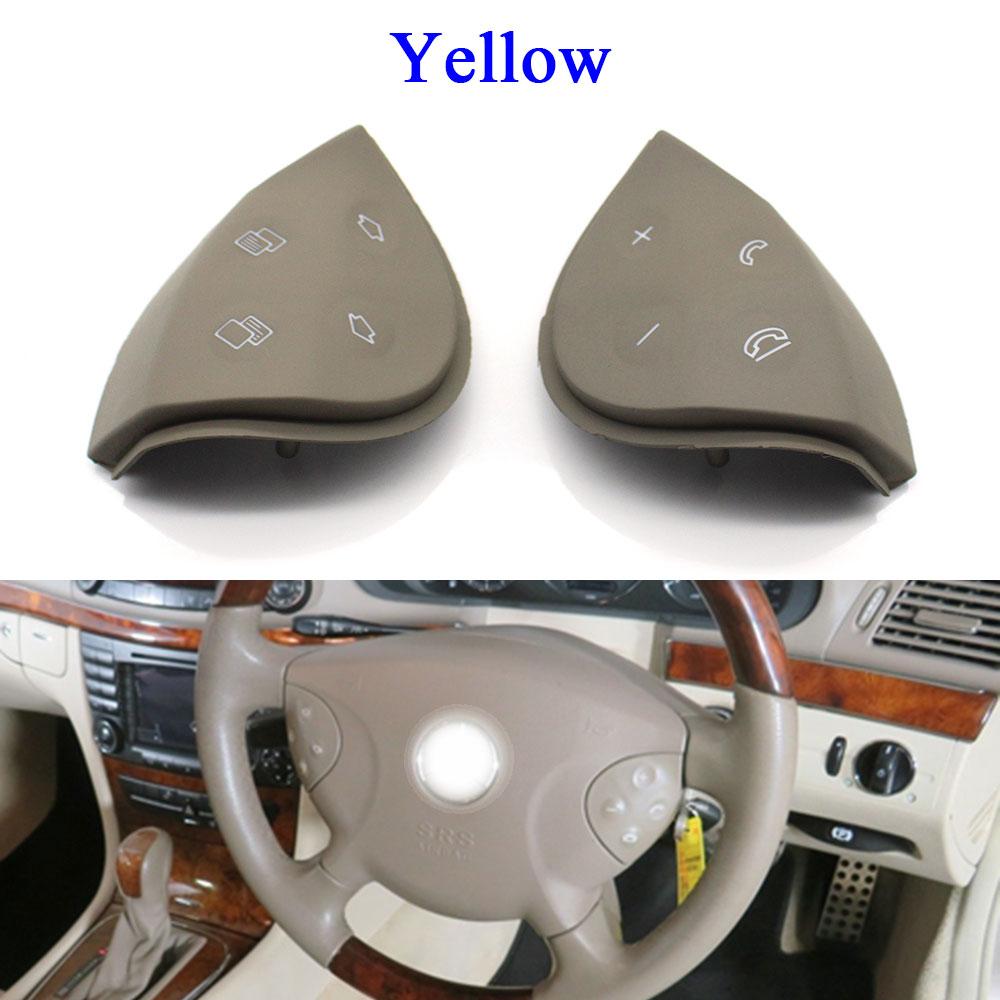 Многофункциональная кнопка управления рулевым колесом автомобиля LHD RHD, чехол для ключей для Mercedes Benz E Class W211 E300 E320 E350 E400