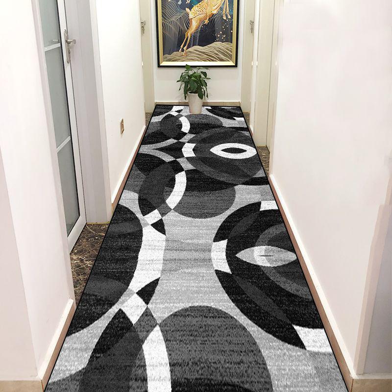 Скандинавский Светлый Роскошный Длинный Ковер для Коридора Геометрический Декор Ковровая Дорожка для Холла Напольные Коврики Ковры для Прихожей Противоскользящие Коврики для Комнаты Прикроватные Коврики