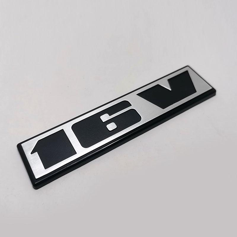 ABAC1 Original Car Accessories 2 PCS Red Color Rabbit GT Scirocco 16V Badge Golf Emblem