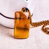 Amber Floation Brine Beeswax Beads Necklace  Honey Wax Brazilian Amber Necklace Endant Handicraft National Style Pendant Ornaments