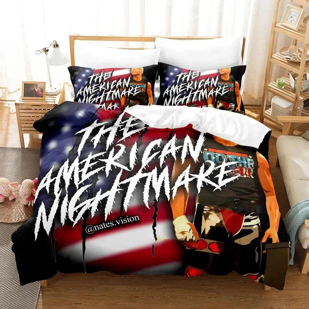 Американский кошмар Набор постельного белья для взрослых и подростков Аниме Пододеяльник Комплект постельного белья Чехол на одеяло Наволочка Односпальный Твин Полный Queen King Размер