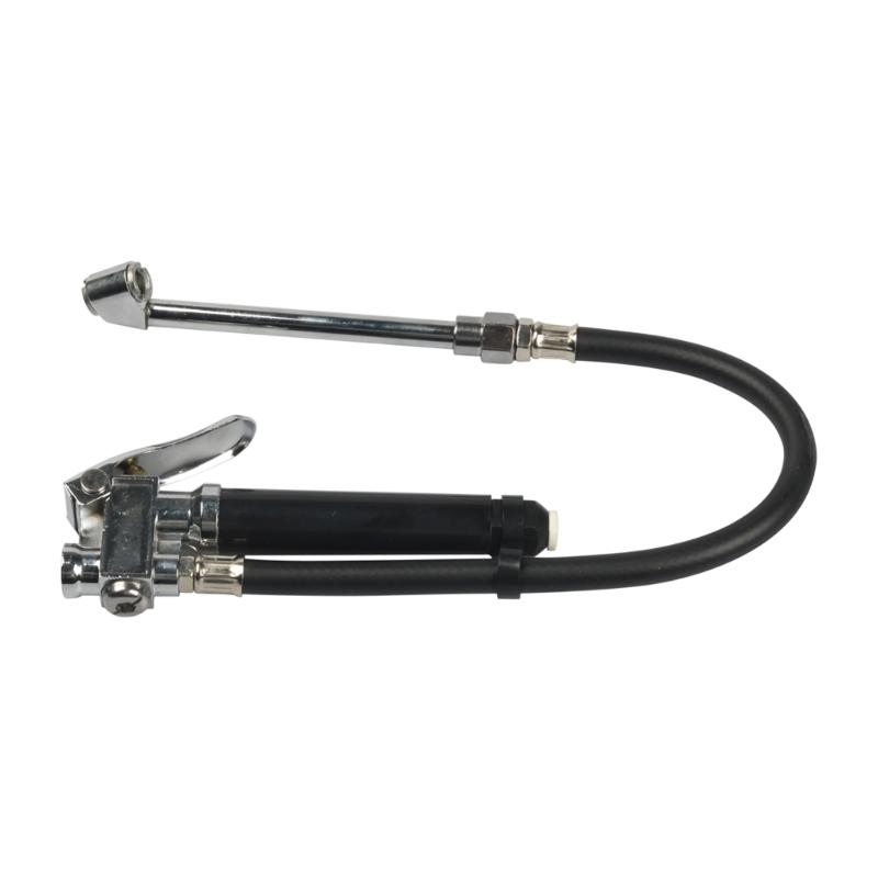 Analogs Tire Inflators with Pressure Gauges, 12" Hoses Single Head Air Chuck,Accurate Air Pressure Tire Gauges 20–120PSI