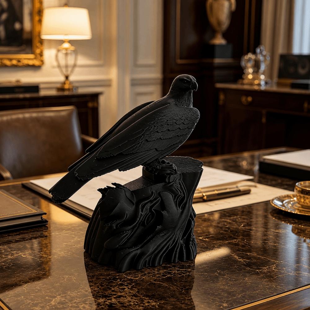 Home Decoration Simulation Crow Model Seagull Bird Ornaments Craft Crow Statue Gift