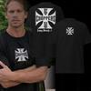 Летняя Модная Футболка Унисекс Унисекс Хлопок West Coast Choppers Принт Футболка Повседневная С Коротким Рукавом С Круглым Вырезом Футболка Винтажная Одежда Футболка