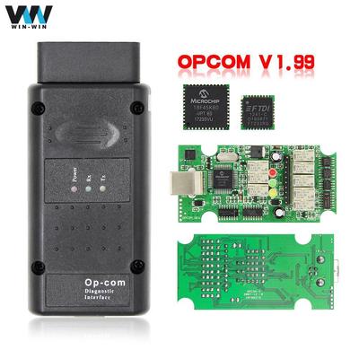 Диагностический инструмент OPCOM 2014V для автомобилей Opel OP COM V1.99 Диагностический кабель OBD2 OPCOM V5 18F45K80 Чип FTDI FT232RQ