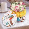 1 Pcs Creative Pumpkin Fabric Sewing Needles Pin Cushion with Elastic Wrist Belt