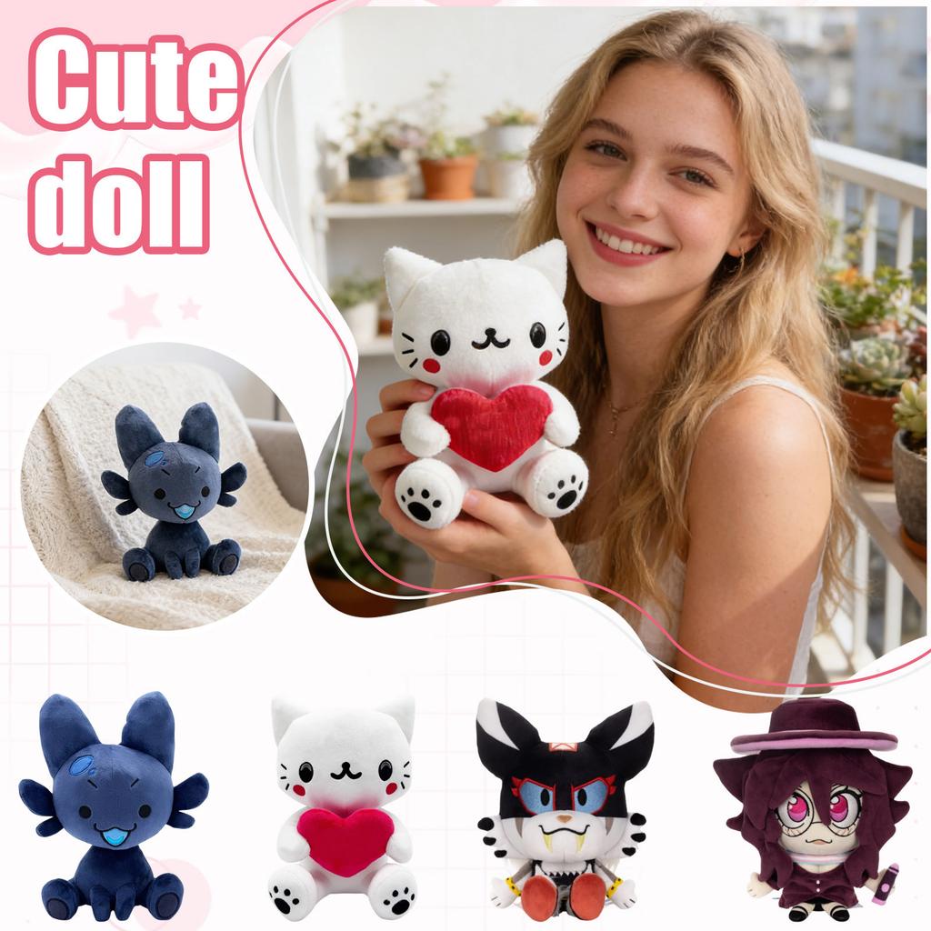 Плюшевая кукла, Игрушка в подарок, Мультфильм, Детская тряпичная кукла, Детская подарочная подушка