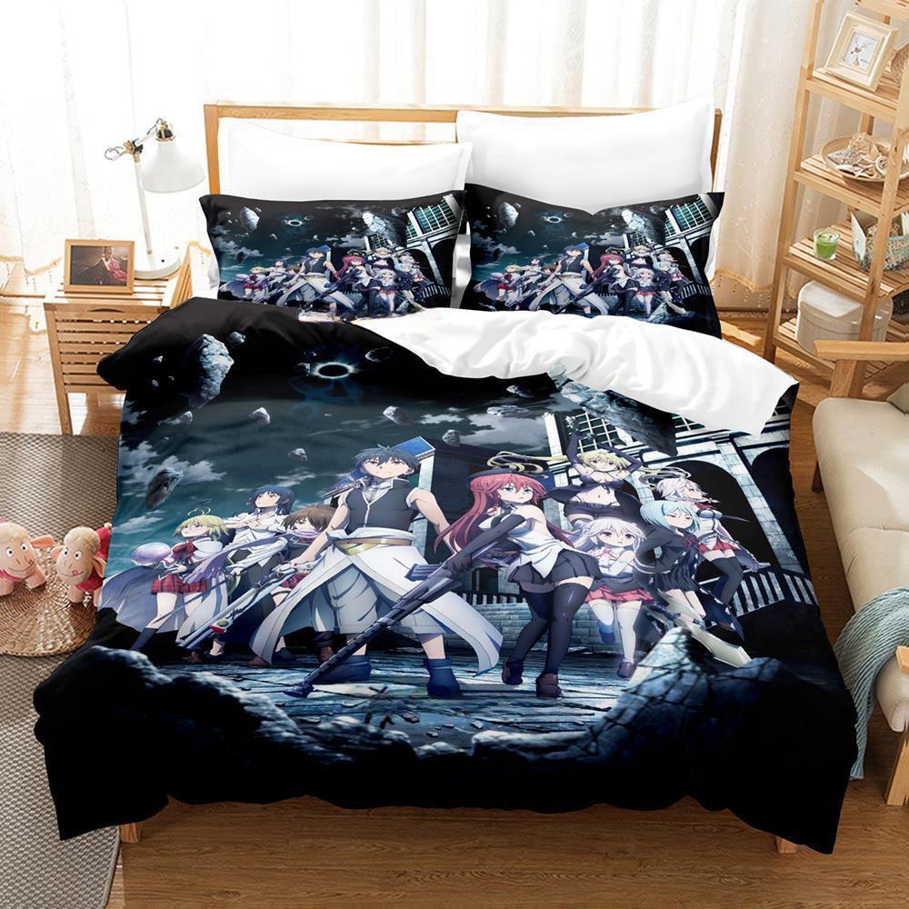 Trinity Seven Bedding Collection Single Twin Full Queen King Size Bed Collection Adult Kid Bedroom Duvet Cover Collections Print Anime With Bed Lin