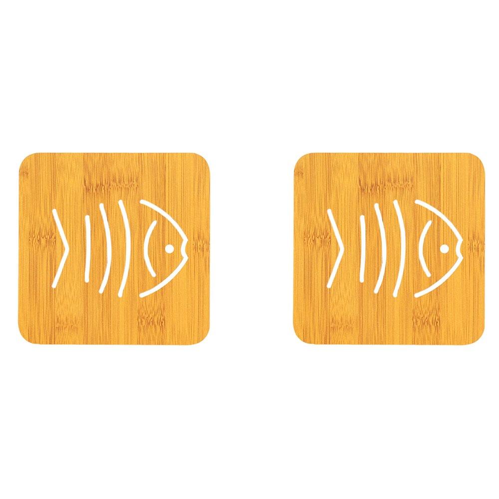 2 шт. антиожоговая деревянная подставка для посуды полая кастрюля миска тарелка коврик столовые приборы