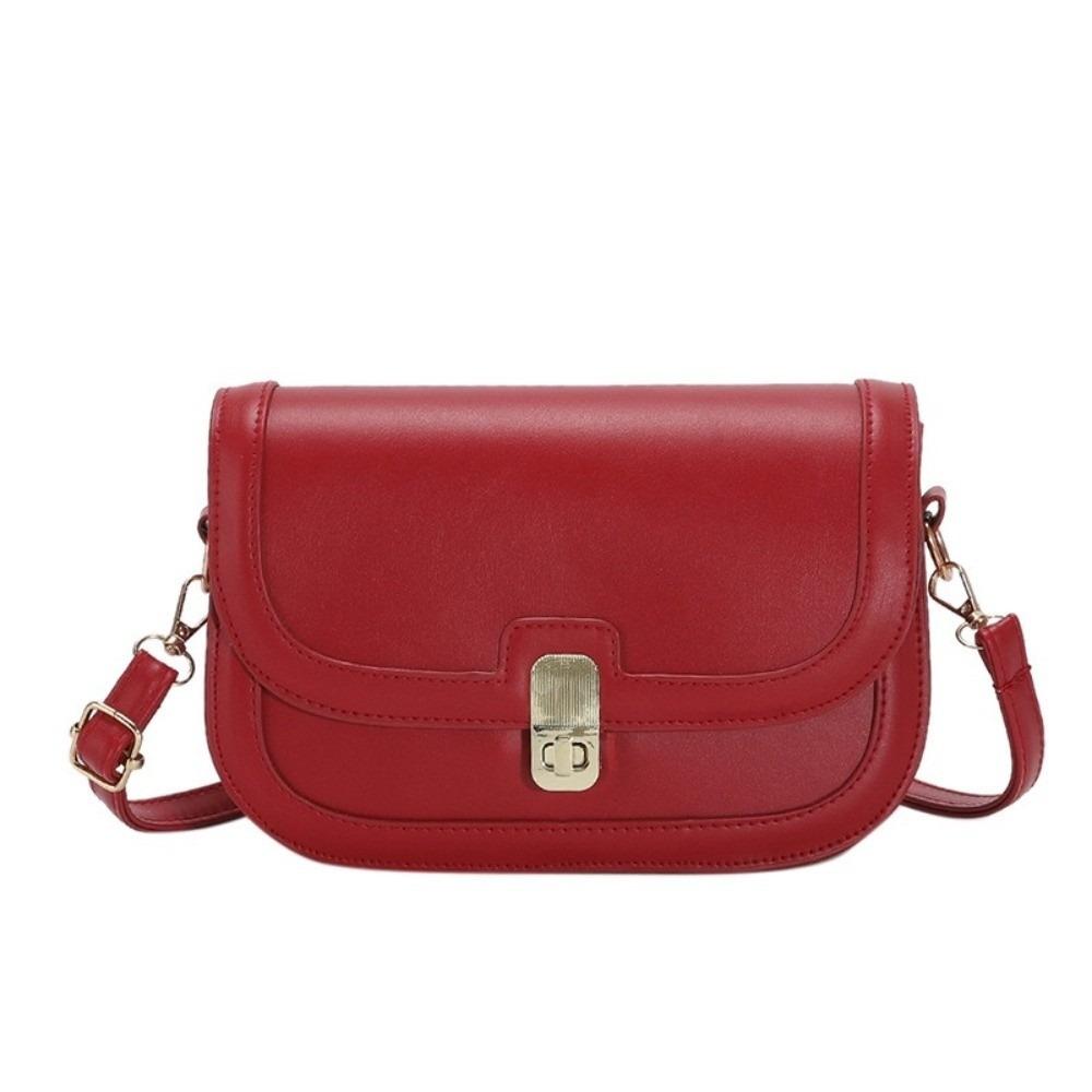 Korean Style Crossbody Bag Texture Women Underarm Bag Elegant PU Leather Shoulder Bag Outdoor