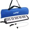 East Top Melodica for Elementary School Lightweight Melody Piano for with Wiper and Case 32-Key Students, Children, Spout, Hose, Tabletop/Standing
