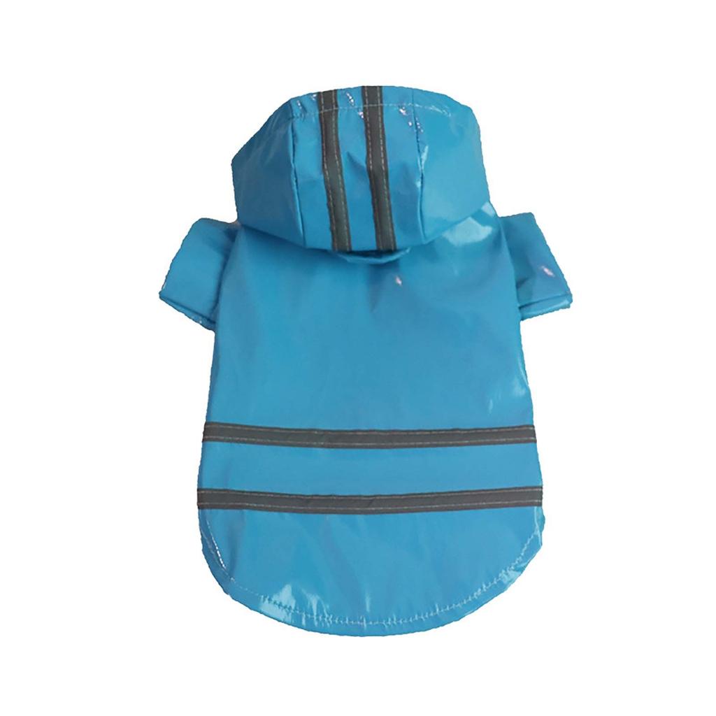 Pet PU Raincoat Dog Raincoat Small Medium Dog Reflective Snowproof Puppy Clothes