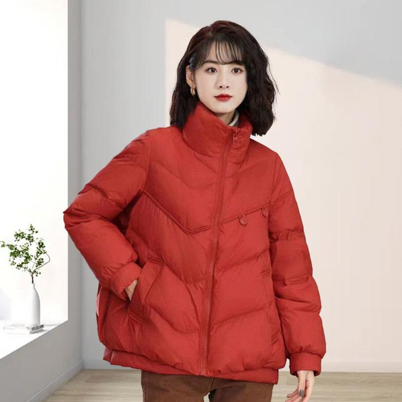 Пуховик женский высокого класса женский утиный пух зимний корейский вариант короткий большой размер женский маленький ароматный стиль